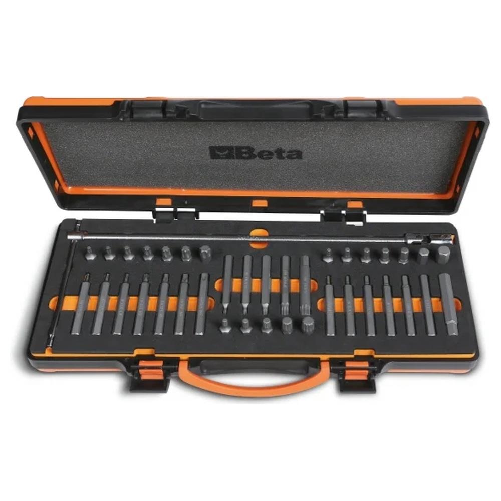38 inserti con attacco esagonale 10 mm e 1 portainserti a t snodato (art. 867pe, 867pe/l, 867xzn, 867xzn/l, 867tx, 867tx/l, 852) beta 867/c38