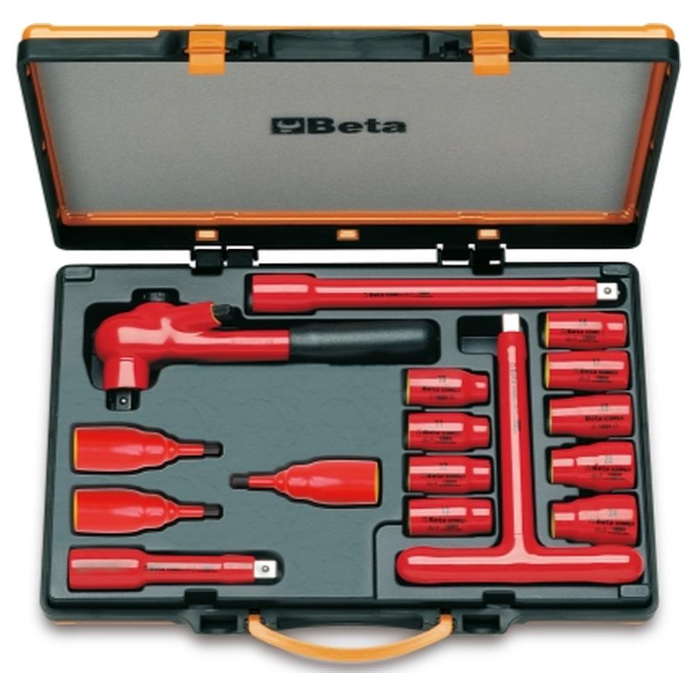 9 chiavi a bussola esagonali 3 chiavi a bussola esagonali maschio e 4 accessori beta 920mq/c16