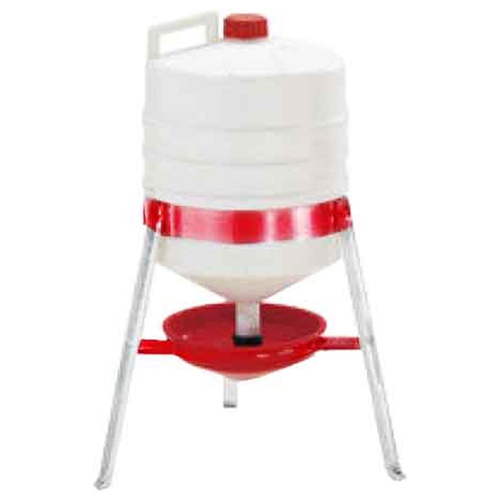 abbeveratoio a sifone in plastica 28 lt
