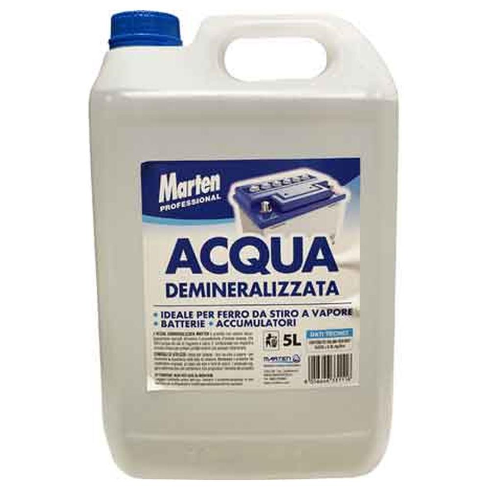 acqua demineralizzata 5 lt