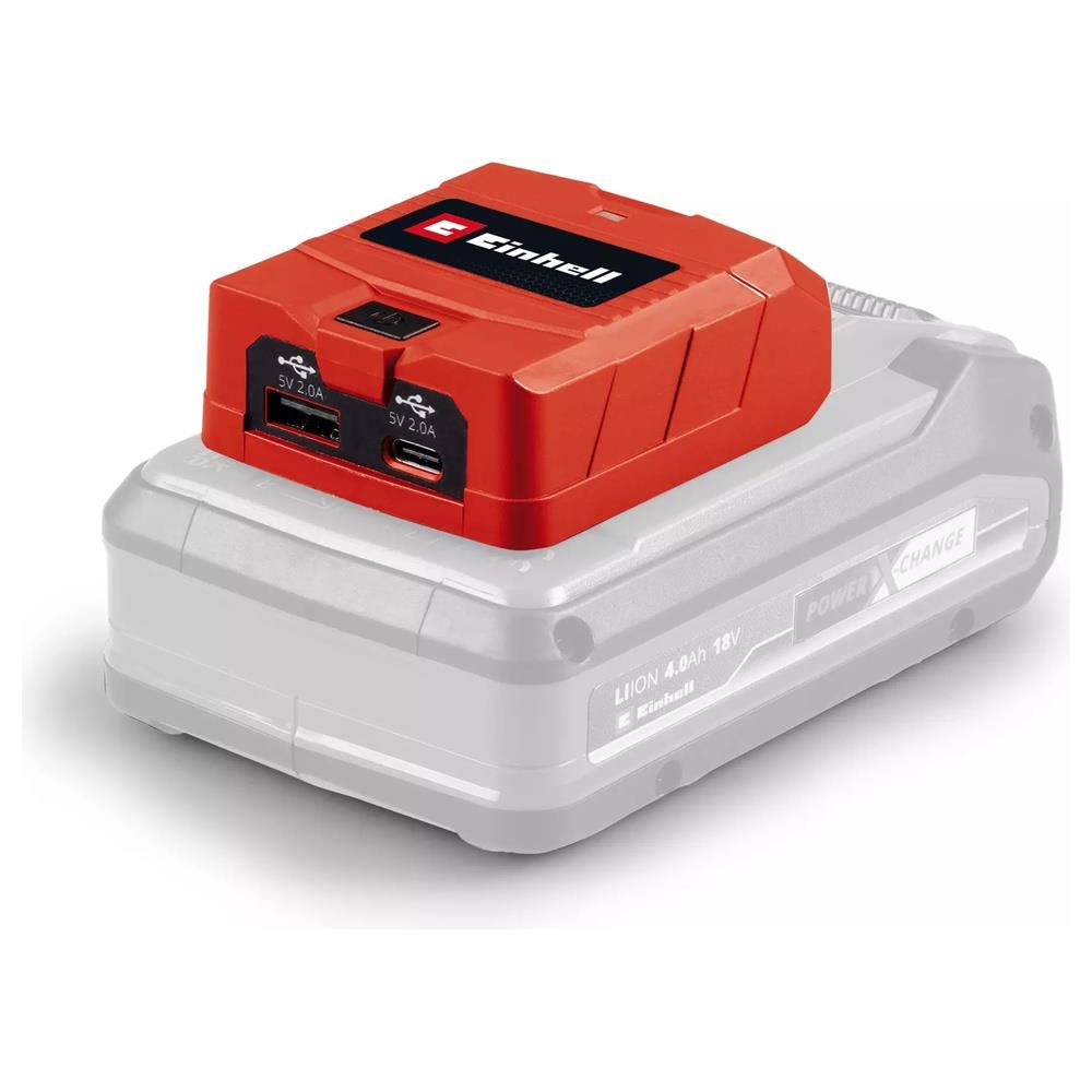 adattatore einhell usb tc-cp 18 li usb a/c-solo