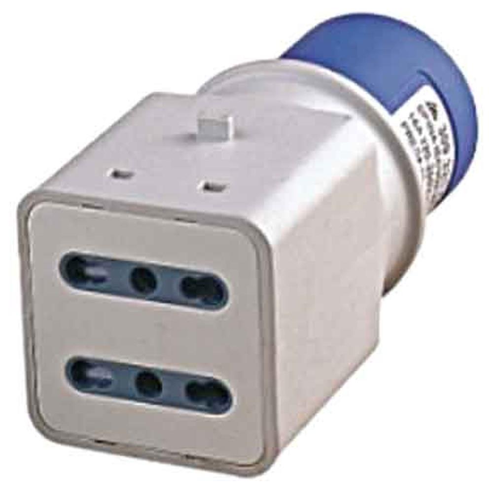 adattatore industriale or spina 2p+t 16a 220v cee - p. 2p+t 10/16a 250v