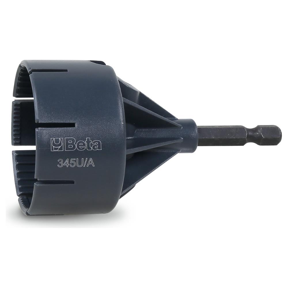 adattatore per sbavatubi 345u attacco esagonale 1/4" per avvitatori beta 345u/a