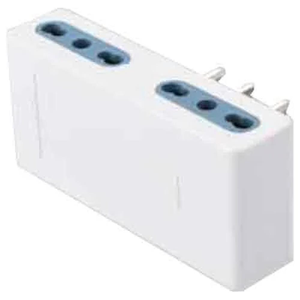 adattatore quadruplo 10a cardinale 2p+t- prese 10a 2p+t