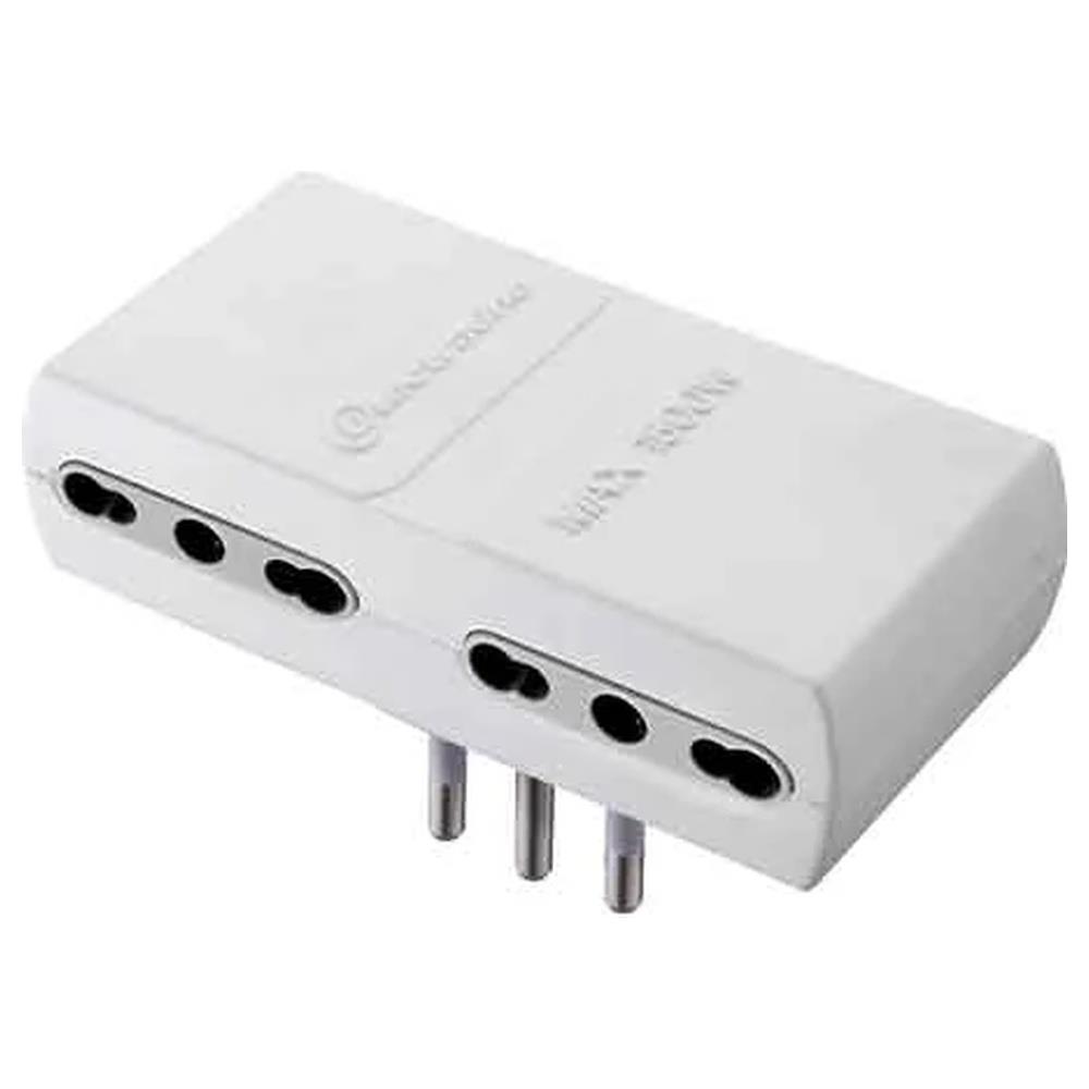 adattatore quadruplo 16a 2p+t - presa 10/16a 2p+t