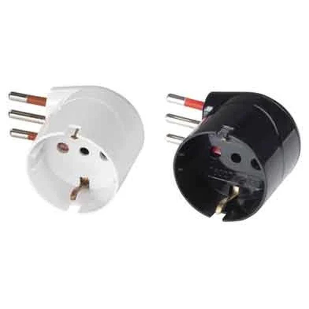 adattatore salvaspazio 90° schuko 10a rosi