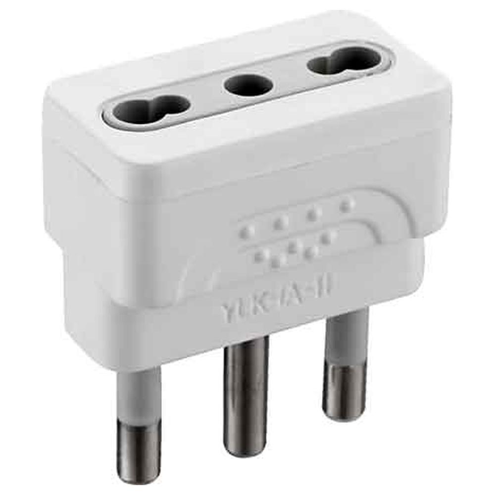 adattatore semplice 16a 2p+t - presa 10/16a 2p+t