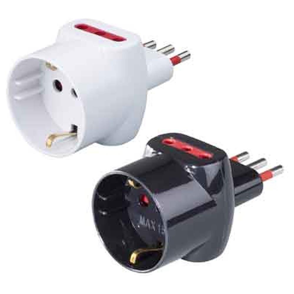 adattatore triplo schuko/bivalente 10a rosi