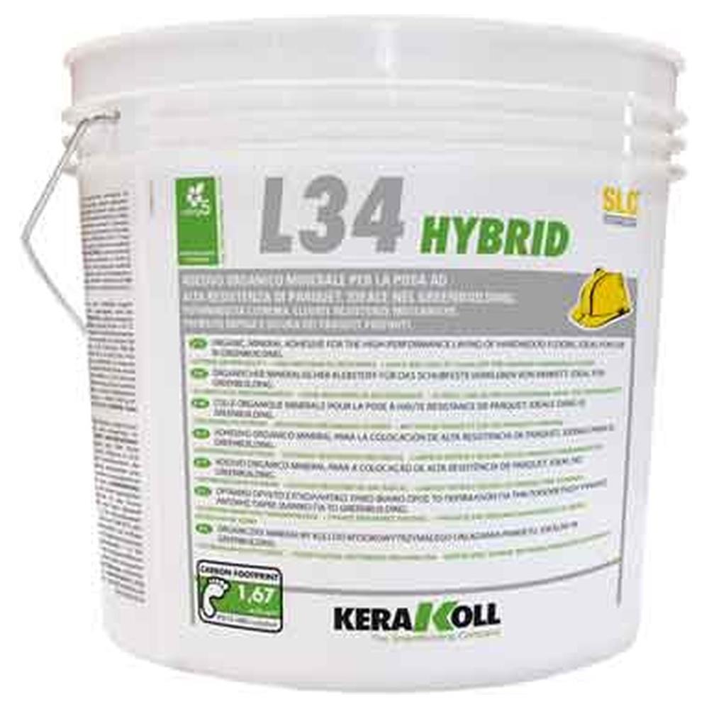 adesivo per parquet  l34 hybrid  kerakoll 16 kg - colore neutro