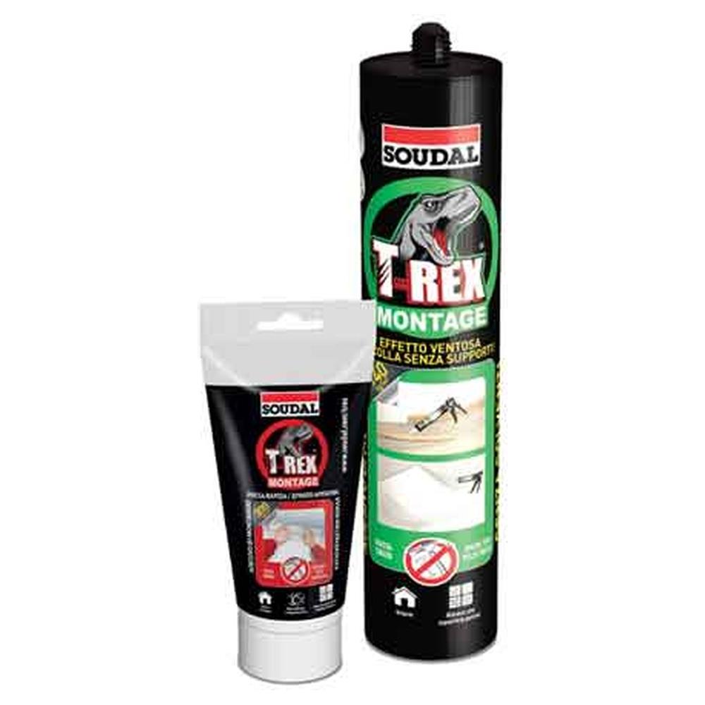 adesivo sigillante 't-rex effetto ventosa' soudal