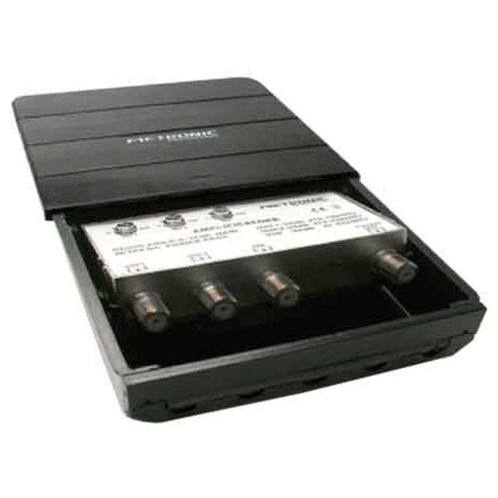 amplificatore lte da esterno 3 in (uhf-uhf-vhf) - 2 out tv (1=12v)