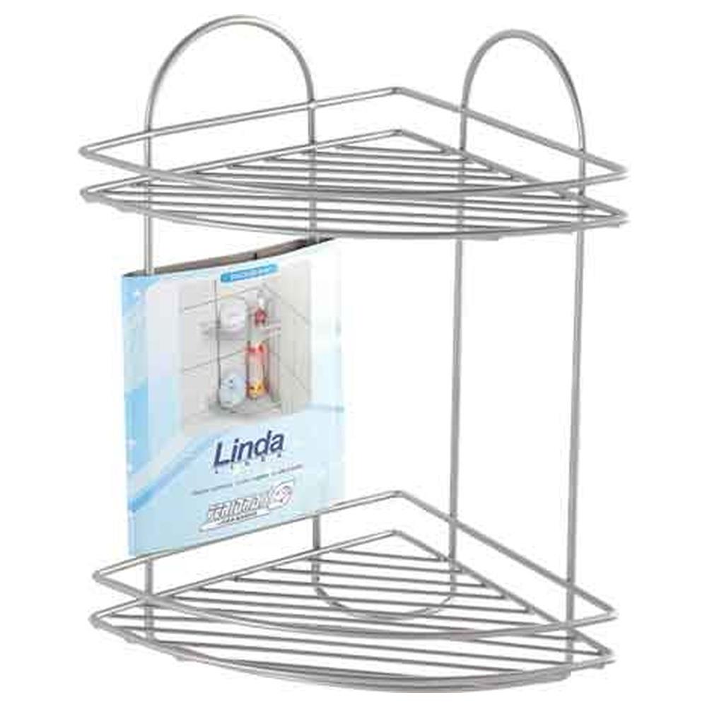 angoliera doccia 2 ripiani 22x22x36h cm