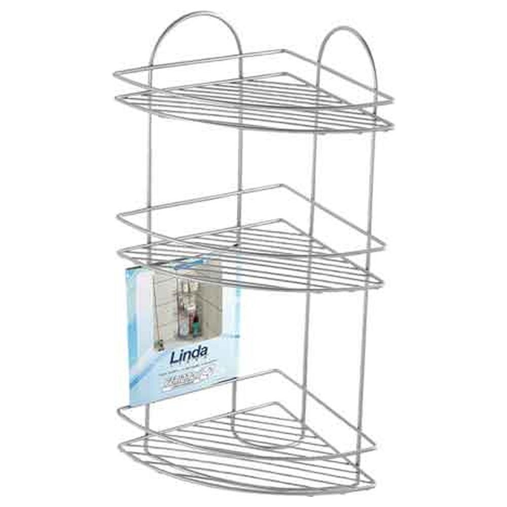angoliera doccia 3 ripiani 22x22x53h cm