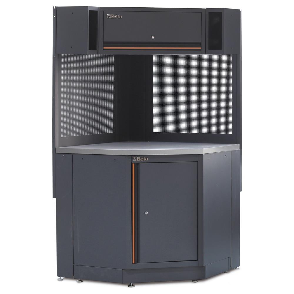 angolo completo autoportante per arredo officina c45pro 2.0 betac45pro c45pro 2.0 corner/x