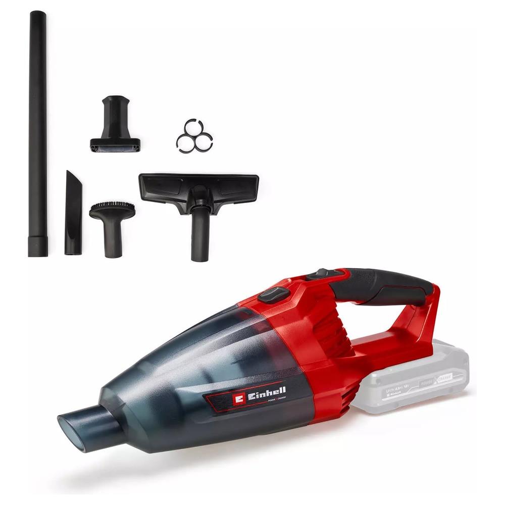 aspiratore einhell a batteria portatile te-vc 18 li - solo
