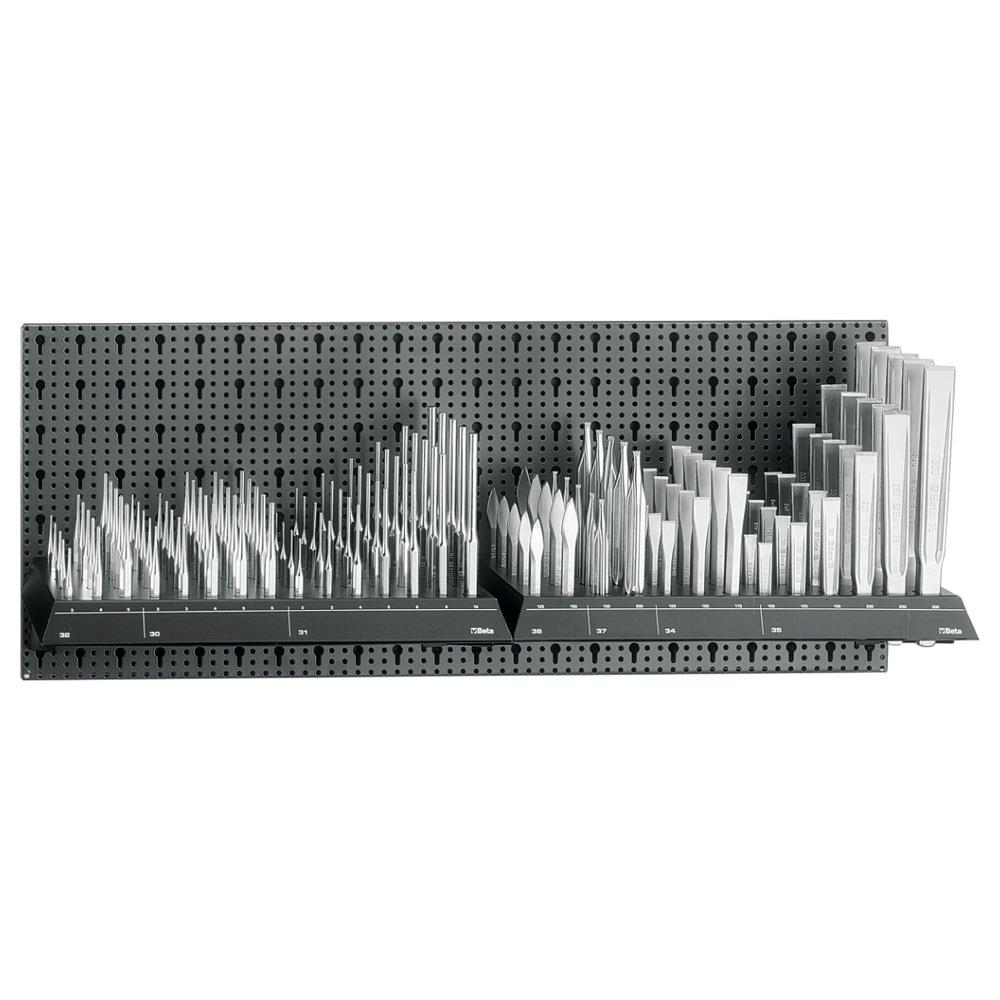 assortimento 140 utensili, con ganci senza pannello beta 6600 m/440