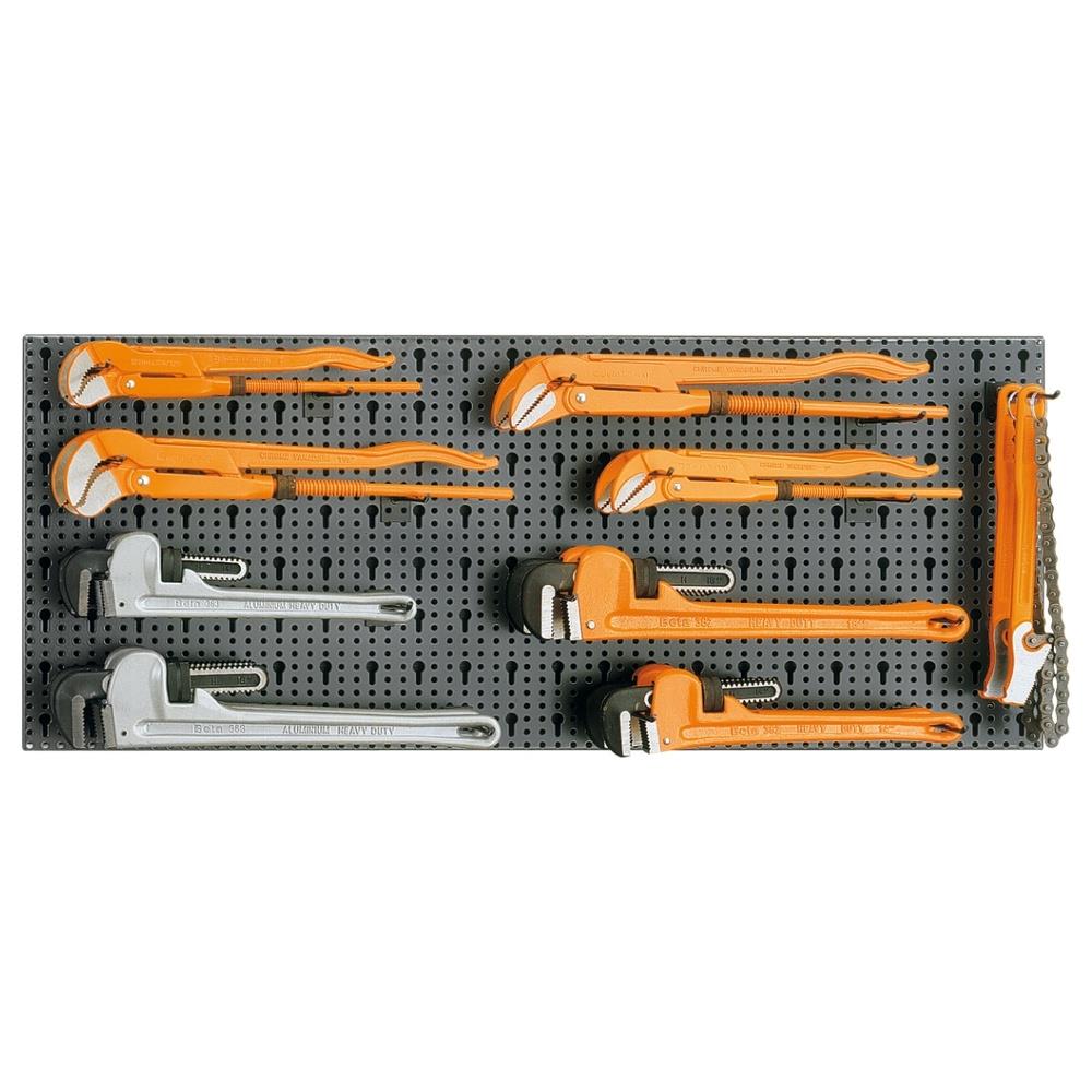 assortimento 18 utensili, con ganci senza pannello beta 6600 m/480