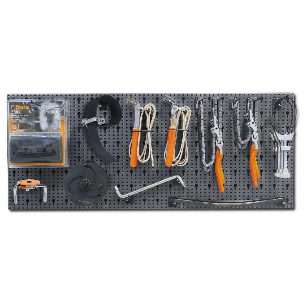 assortimento 36 utensili, con ganci senza pannello beta 6600 m/842