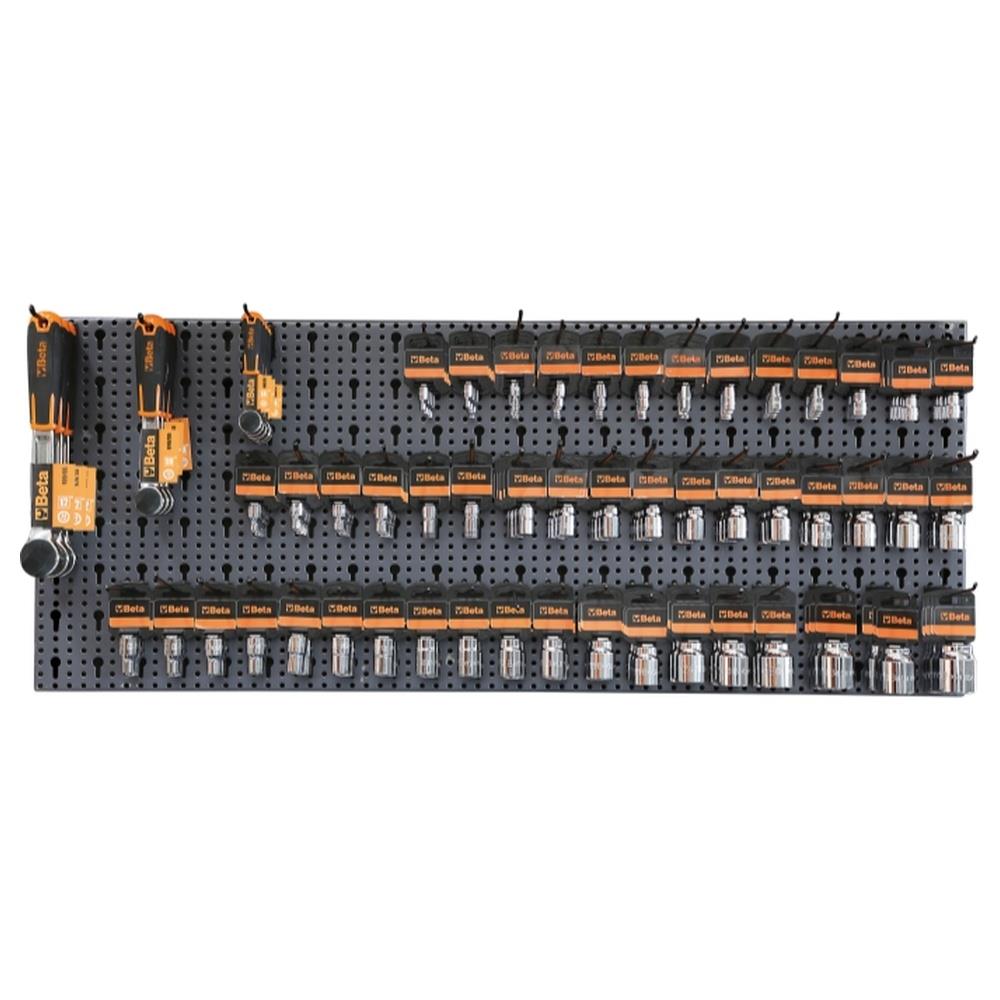 assortimento 371 utensili, con ganci senza pannello beta 6600 m/120k