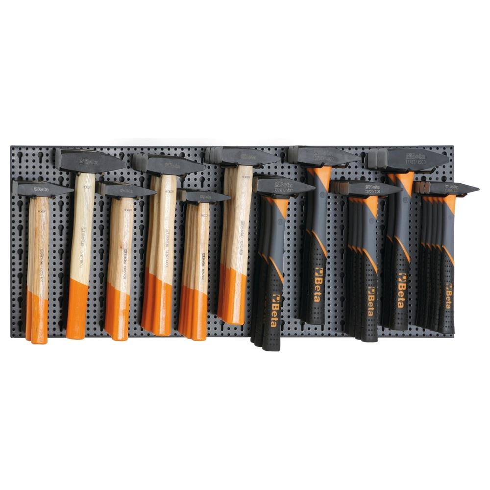 assortimento 43 utensili, con ganci senza pannello beta 6600 m/417