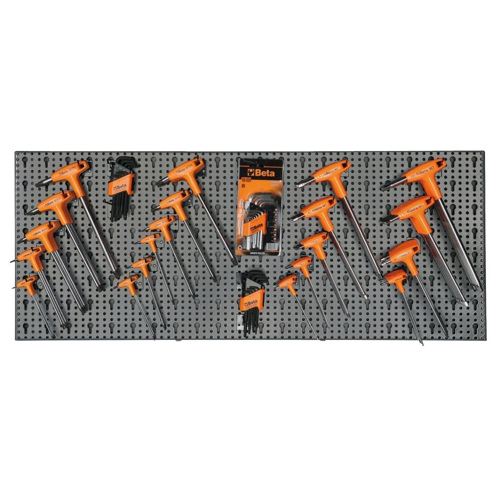 assortimento di 176 utensili con ganci senza pannello beta 6600 m/52