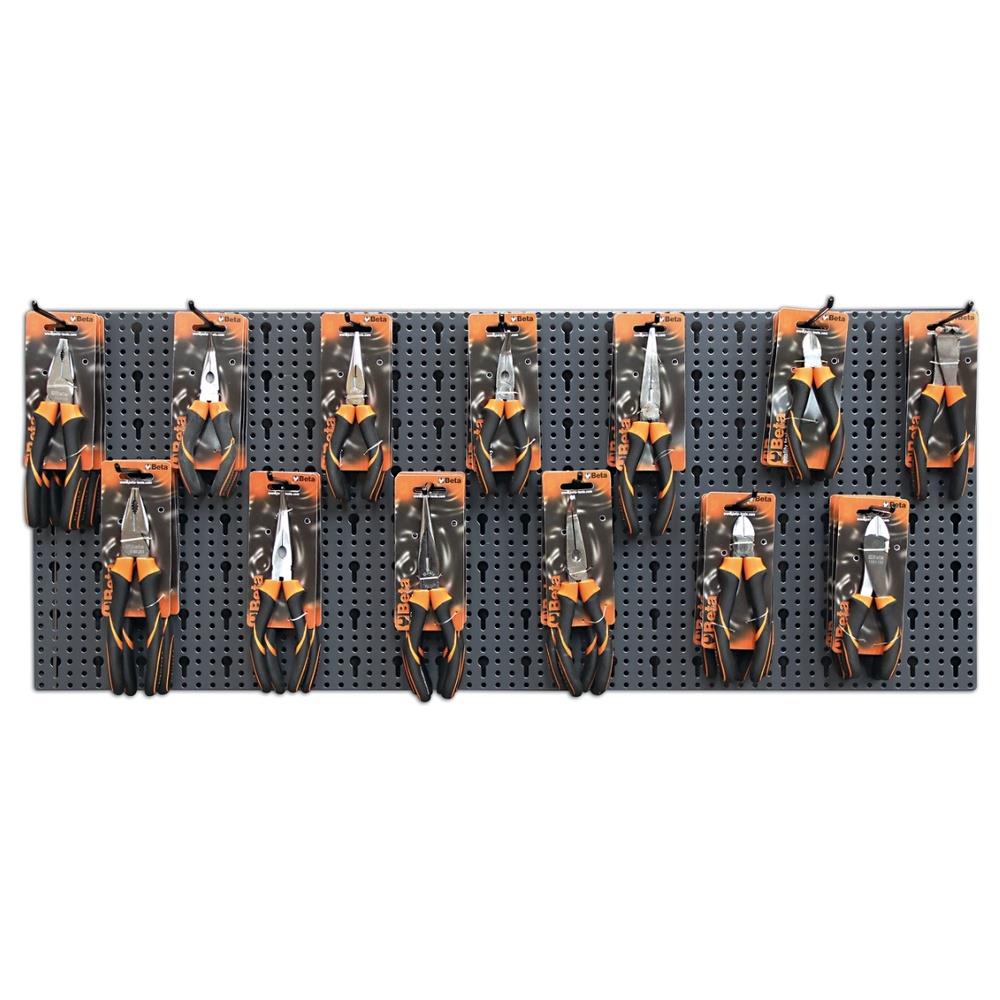 assortimento di 38 utensili, con ganci senza pannello beta 6600 m/217k