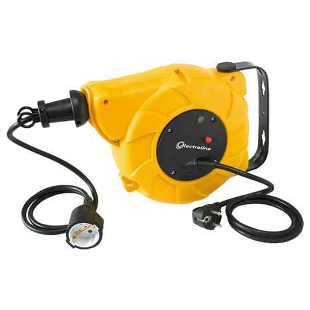 avvolgicavo elettrico automatico a molla  15 mt (13+2)