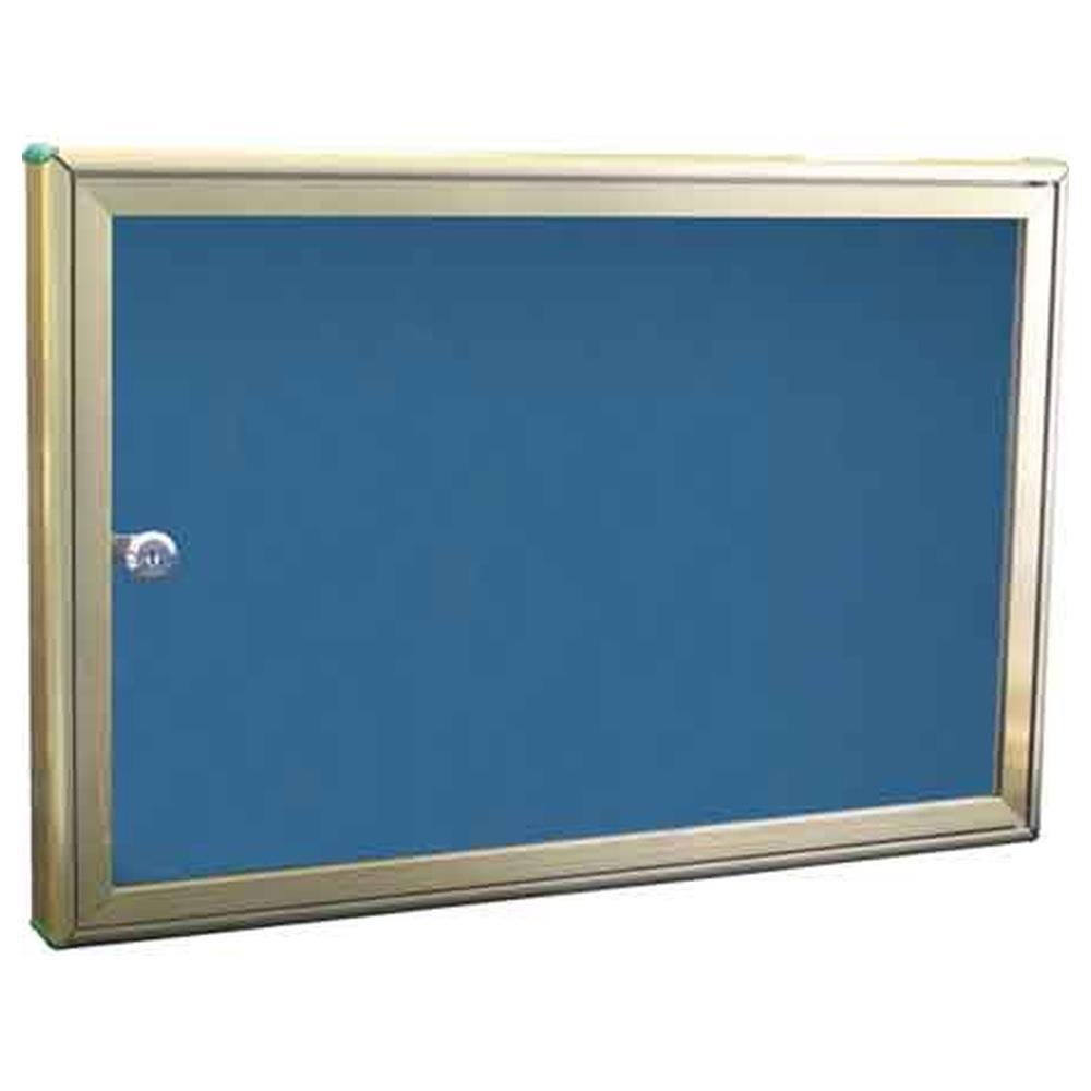 bacheca porta avvisi in alluminio cardinale cm 55x37x5 (per 2 fogli a4 o 1 foglio a3)