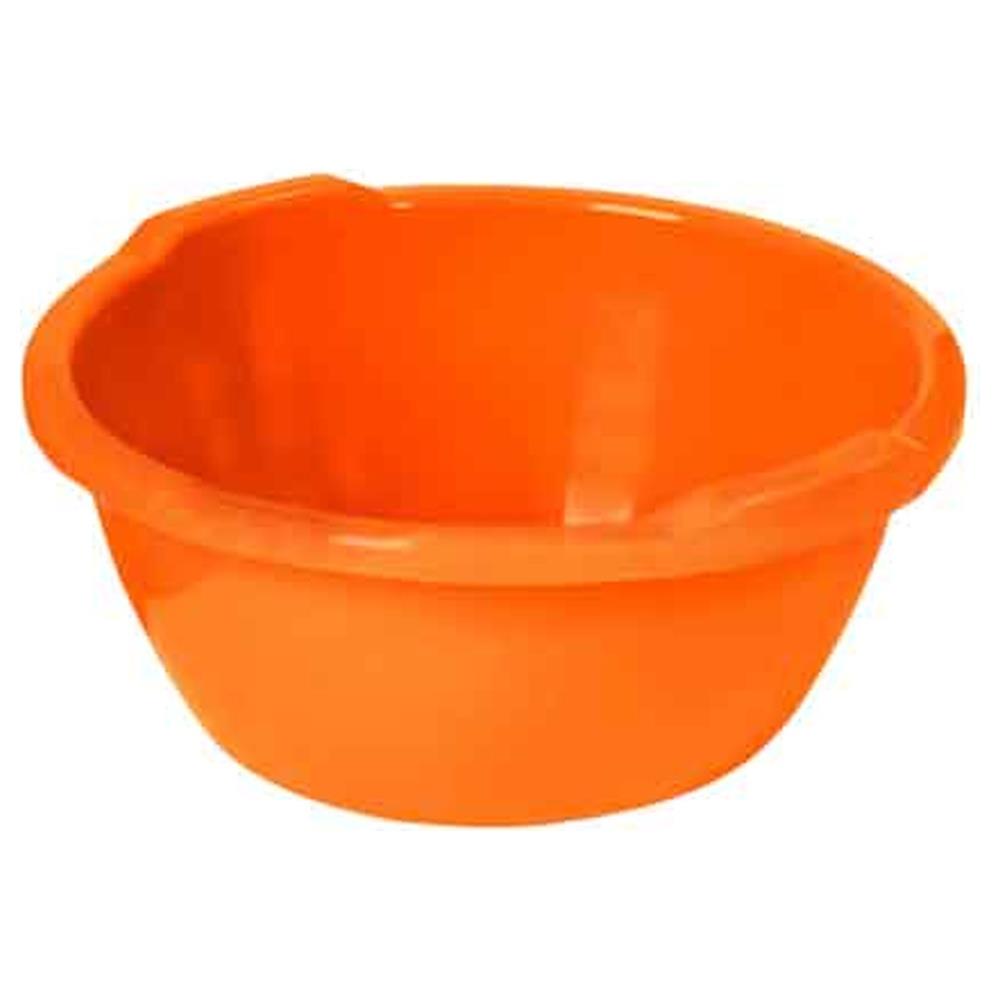 bacinella rotonda 14 lt, cm ø 40x42x17h - colore arancio