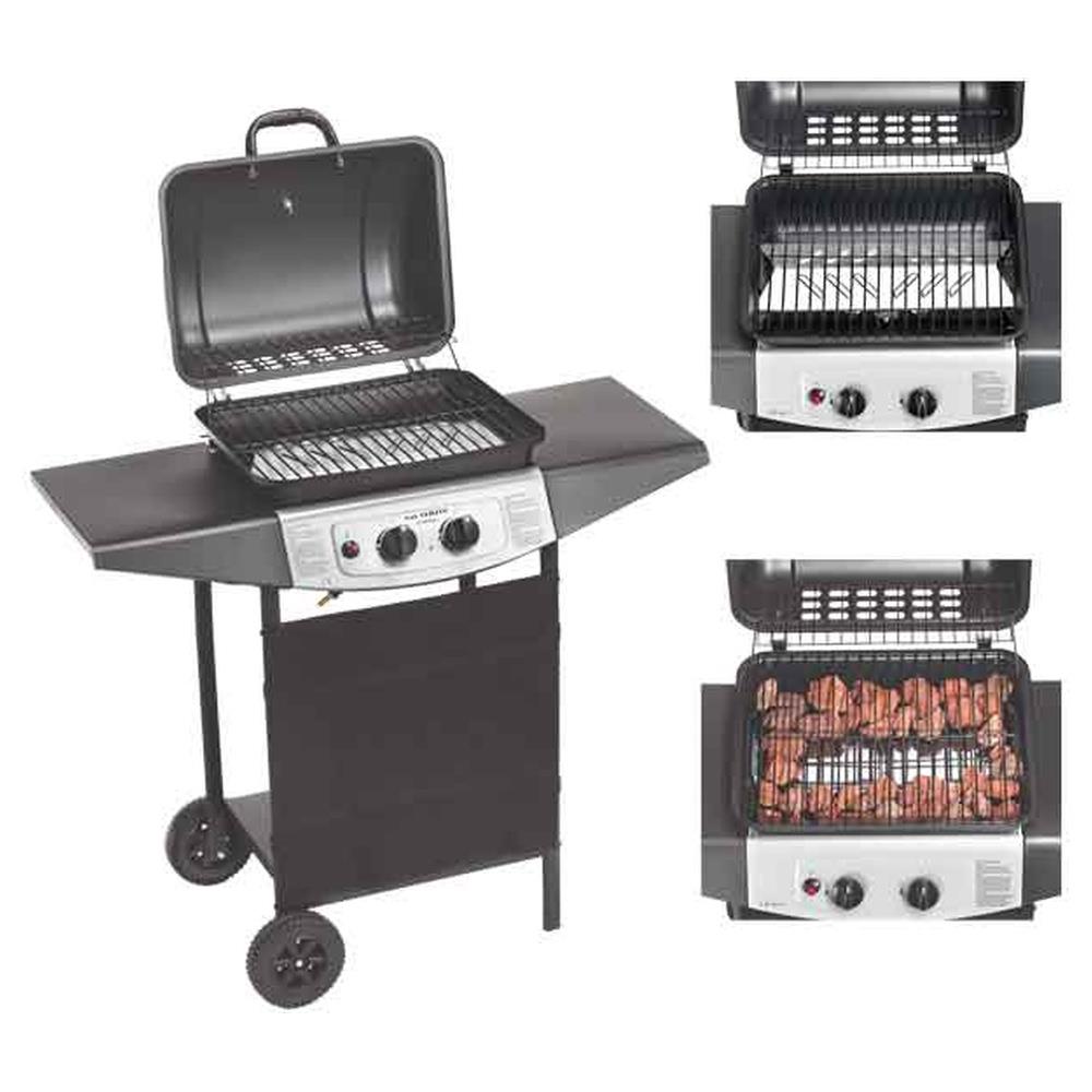 barbecue a gas double 4936 ompagrill 98x43x100h
