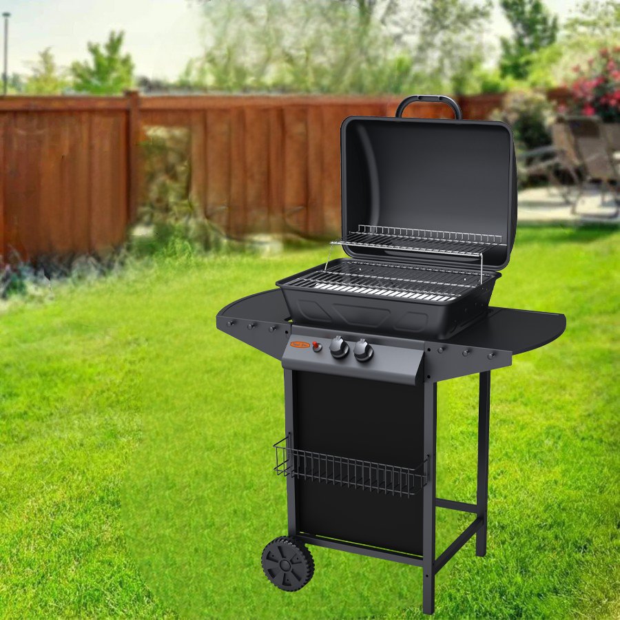 BARBECUE A GAS DUE FUOCHI CARDINALE 62390 Ambiente