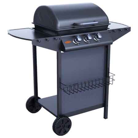 BARBECUE A GAS TRE FUOCHI CARDINALE 62392