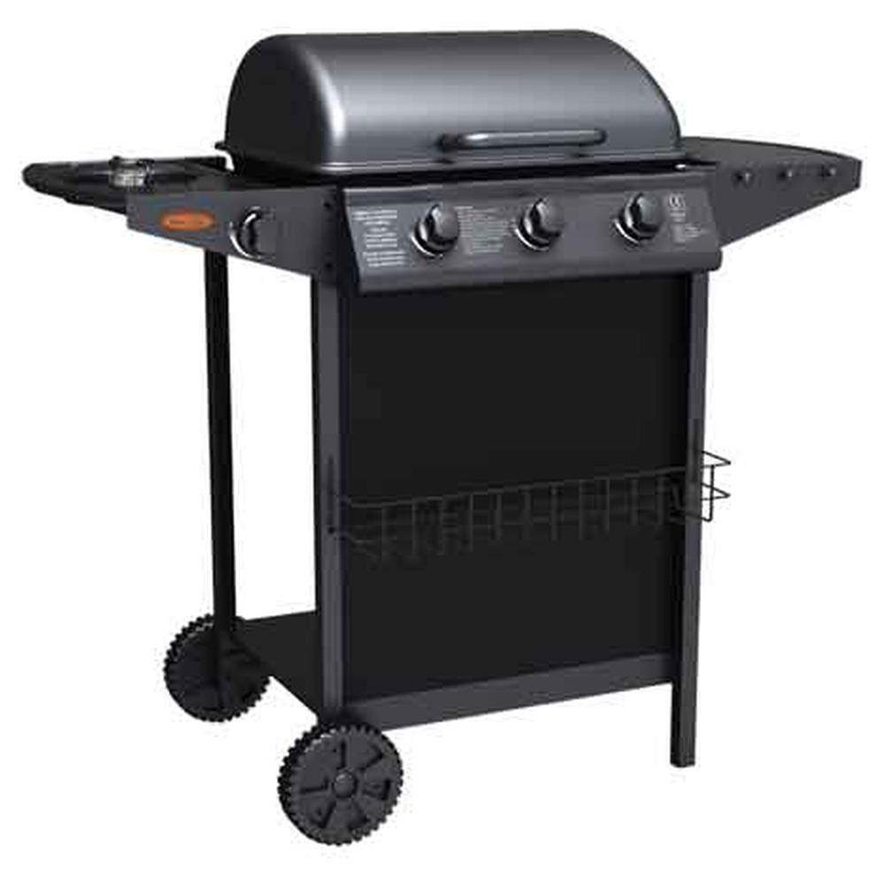 barbecue a gas tre fuochi con fornellone cardinale  104x55,4x97,7h cm
