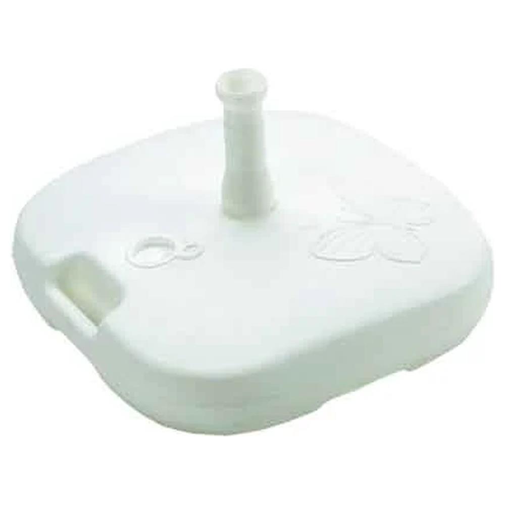 base per ombrellone 44x44x12h cm - colore bianco