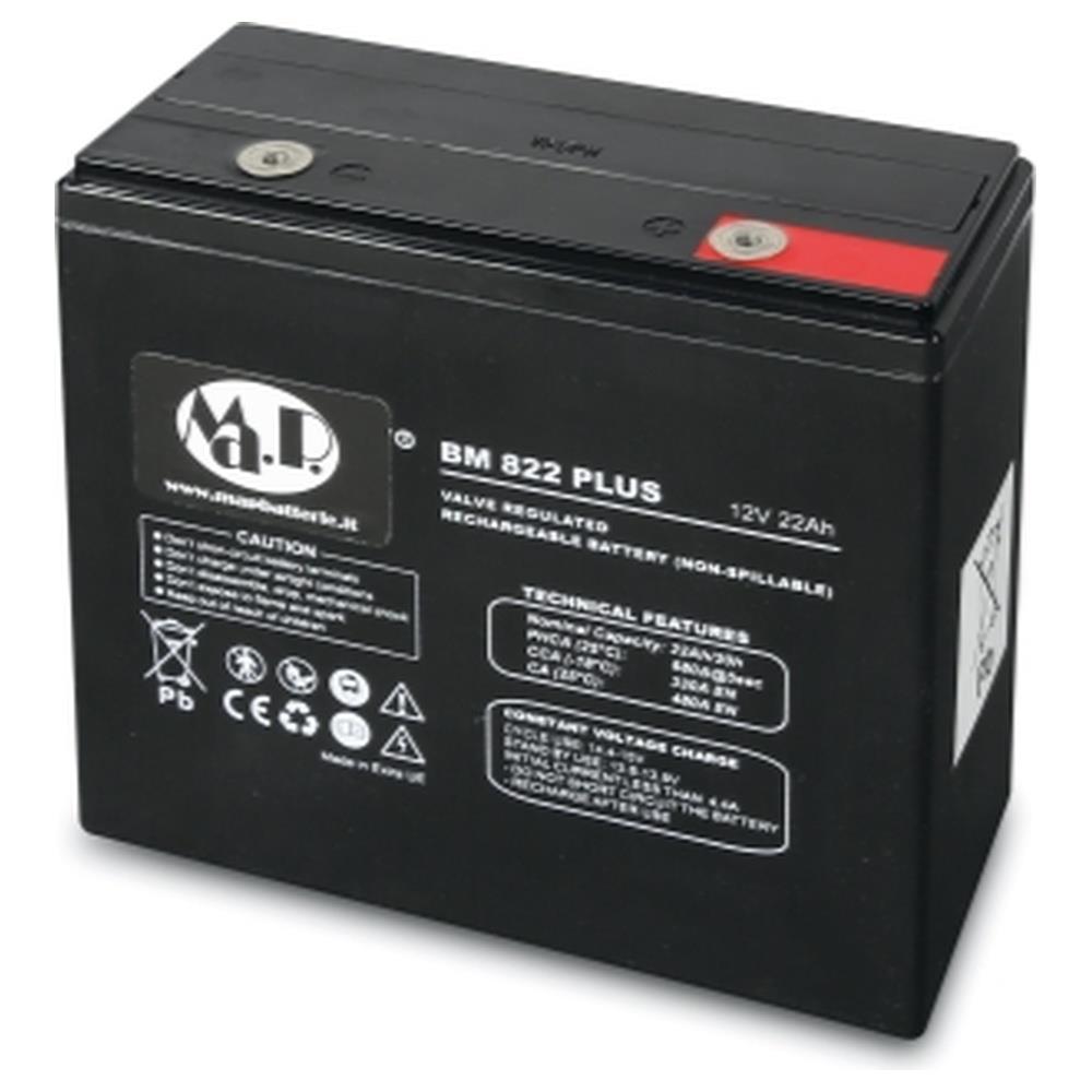 batteria di ricambio 12v per avviatori el/12v e el/12-24v beta 1498el/12-r01