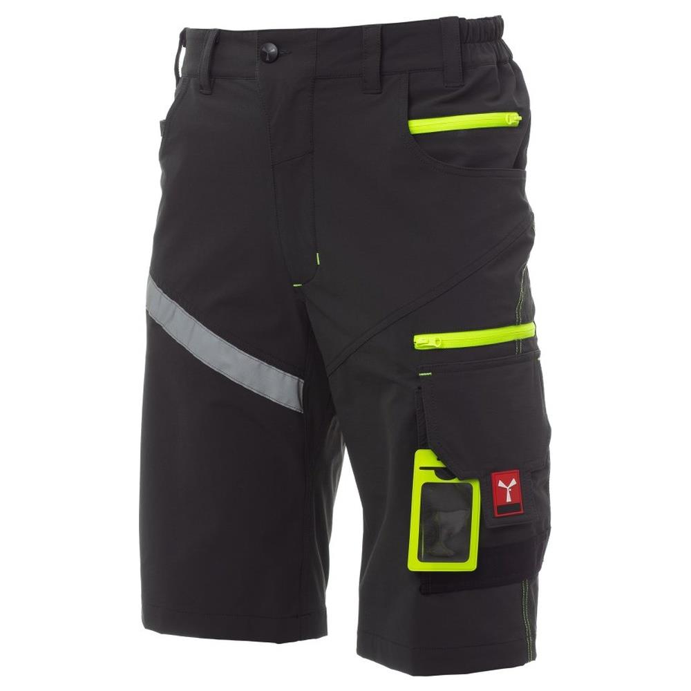 bermuda da lavoro payper next 4w shorts antracite/nero 42