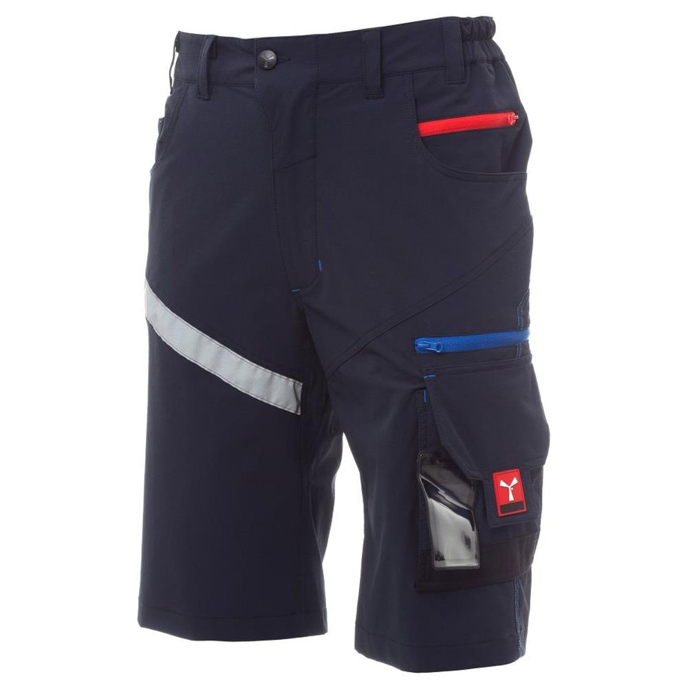 bermuda da lavoro payper next 4w shorts navy/nero 42
