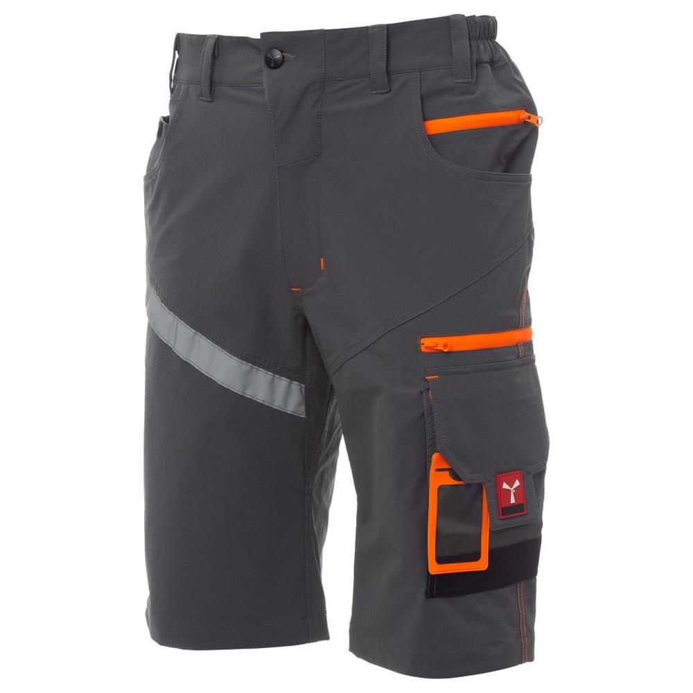 bermuda da lavoro payper next 4w shorts smoke/nero 42