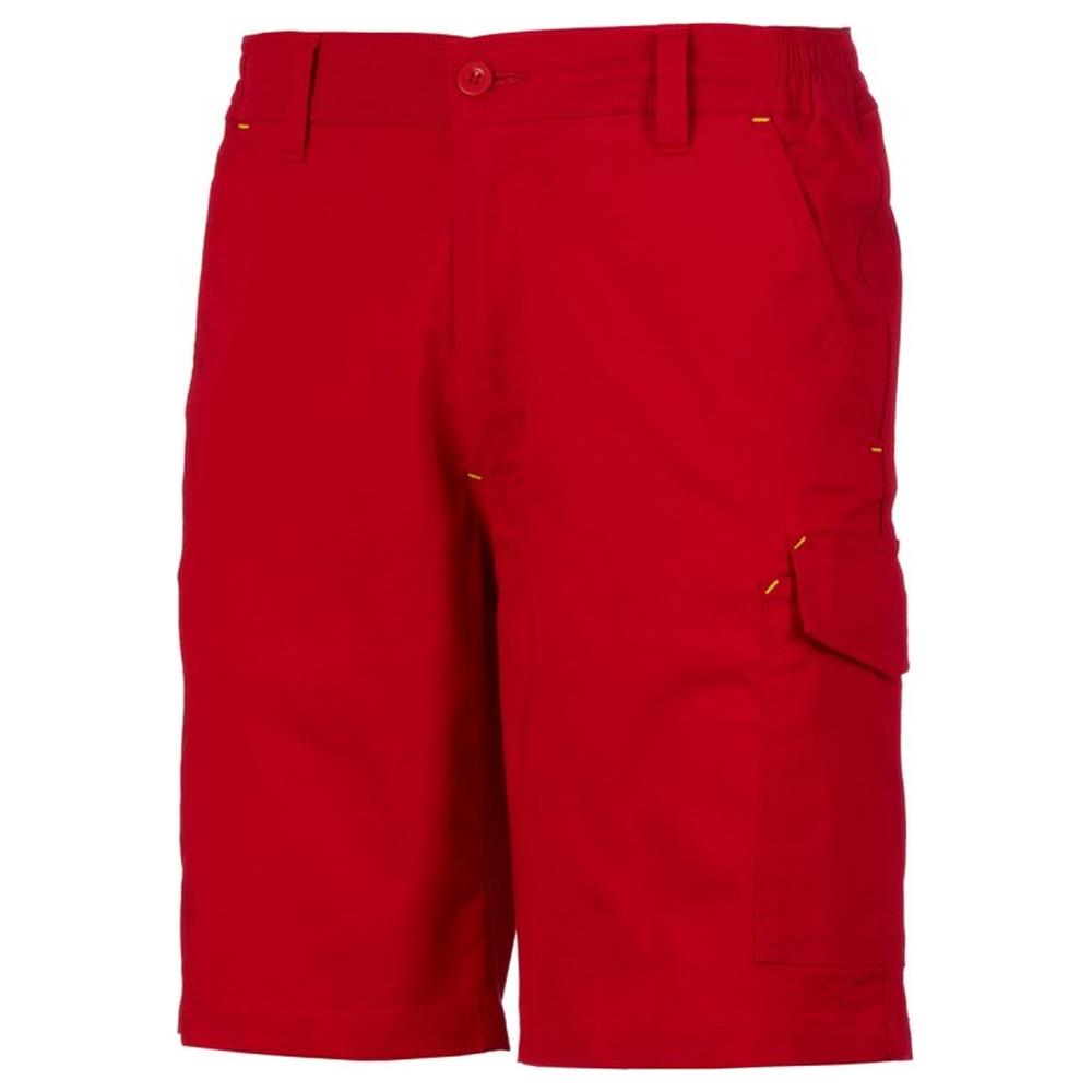 bermuda da lavoro payper service stretch rosso xxs