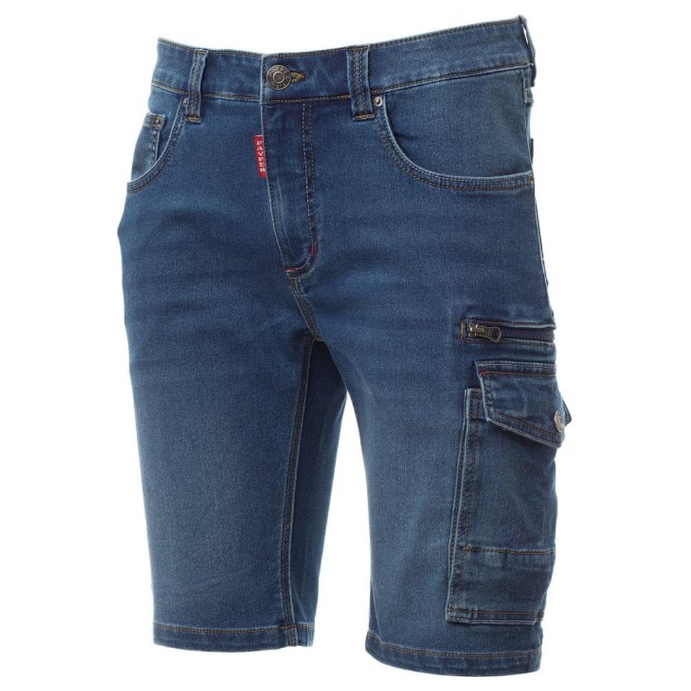 bermuda da lavoro payper west shorts blu denim 42