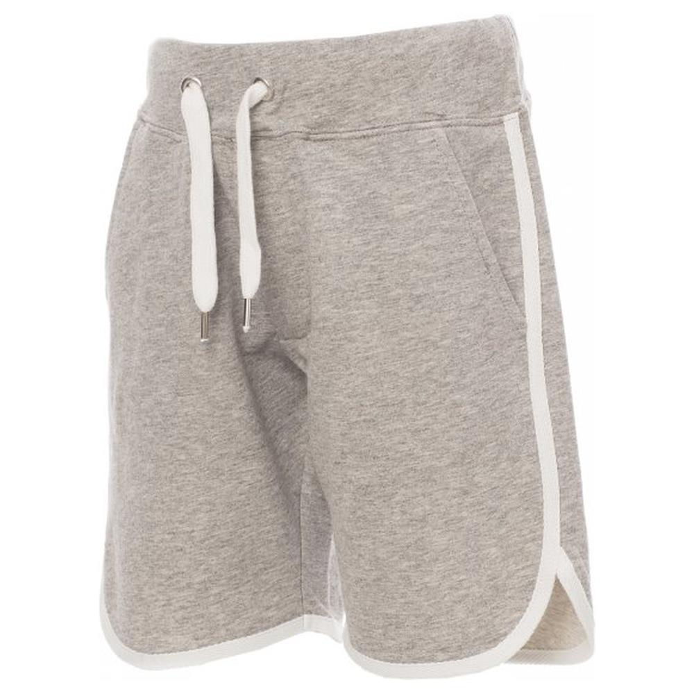 bermuda sportivo payper combat kids grigio melange/bianco 7/8