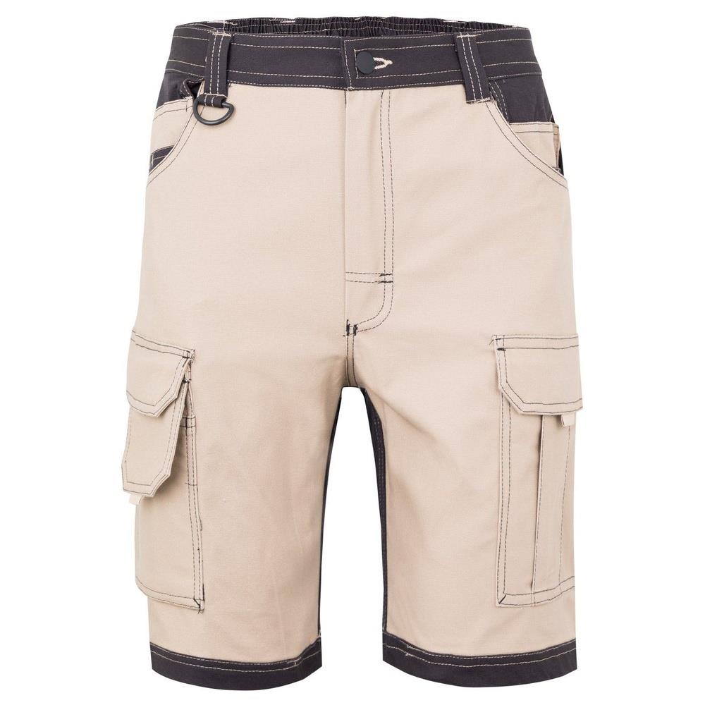 bermuda velilla canvas elasticizzata con tasch cod 103029s beige sabbia/nero s