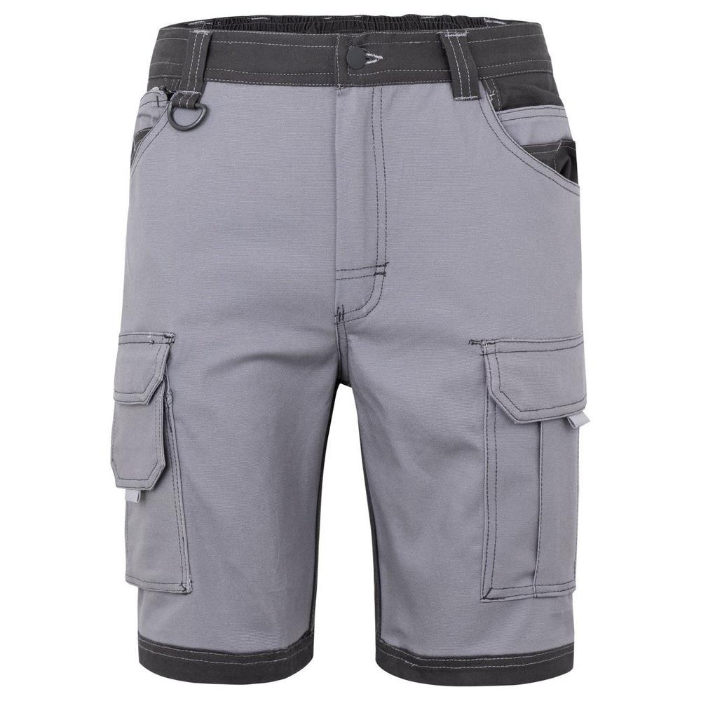 bermuda velilla canvas elasticizzata con tasch cod 103029s grigio/nero s