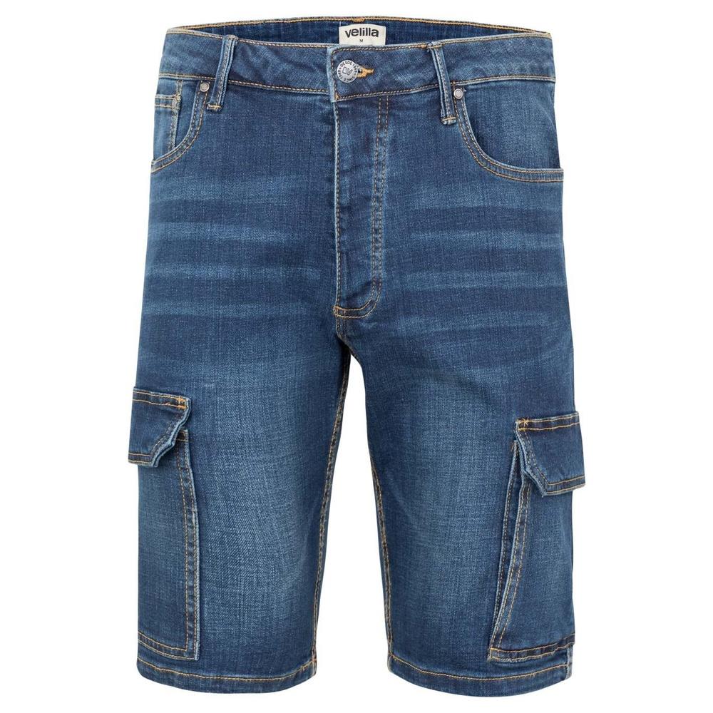 bermuda velilla denim elasticizzati multitasch cod 103017s denim blu s