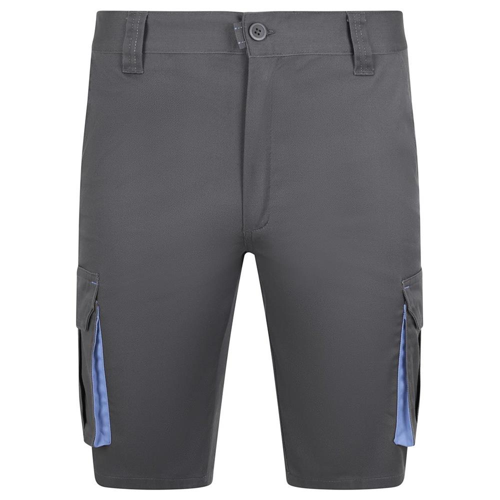 bermuda velilla elasticizzati multitasche tota cod 103034s grigio/celeste 34