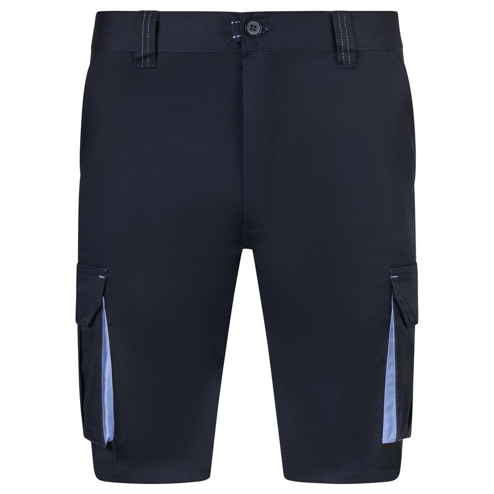 bermuda velilla elasticizzati multitasche tota cod 103034s navy/celeste 34