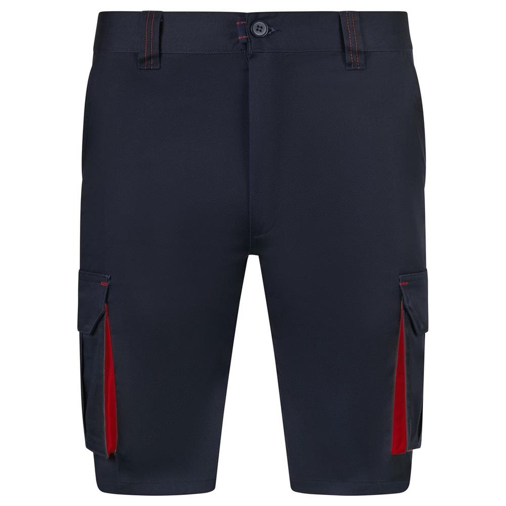 bermuda velilla elasticizzati multitasche tota cod 103034s navy/rosso 34