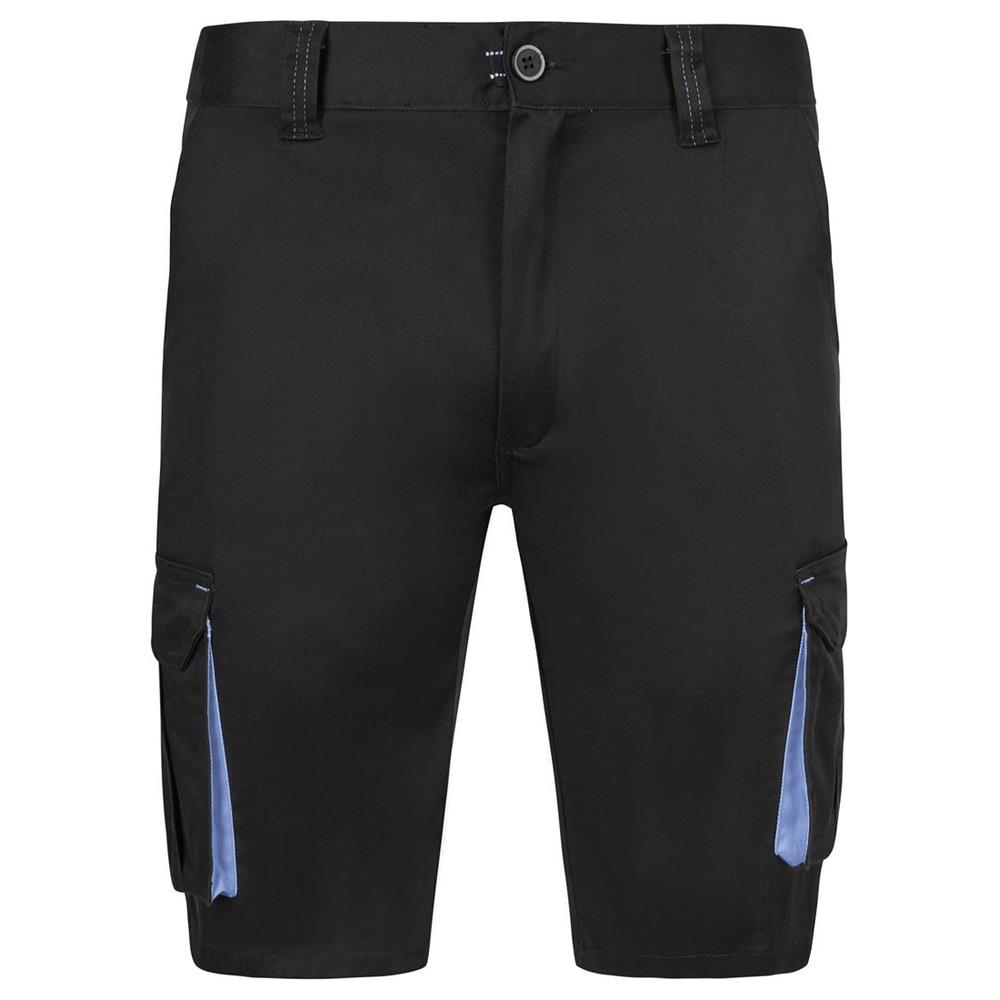 bermuda velilla elasticizzati multitasche tota cod 103034s nero/celeste 34