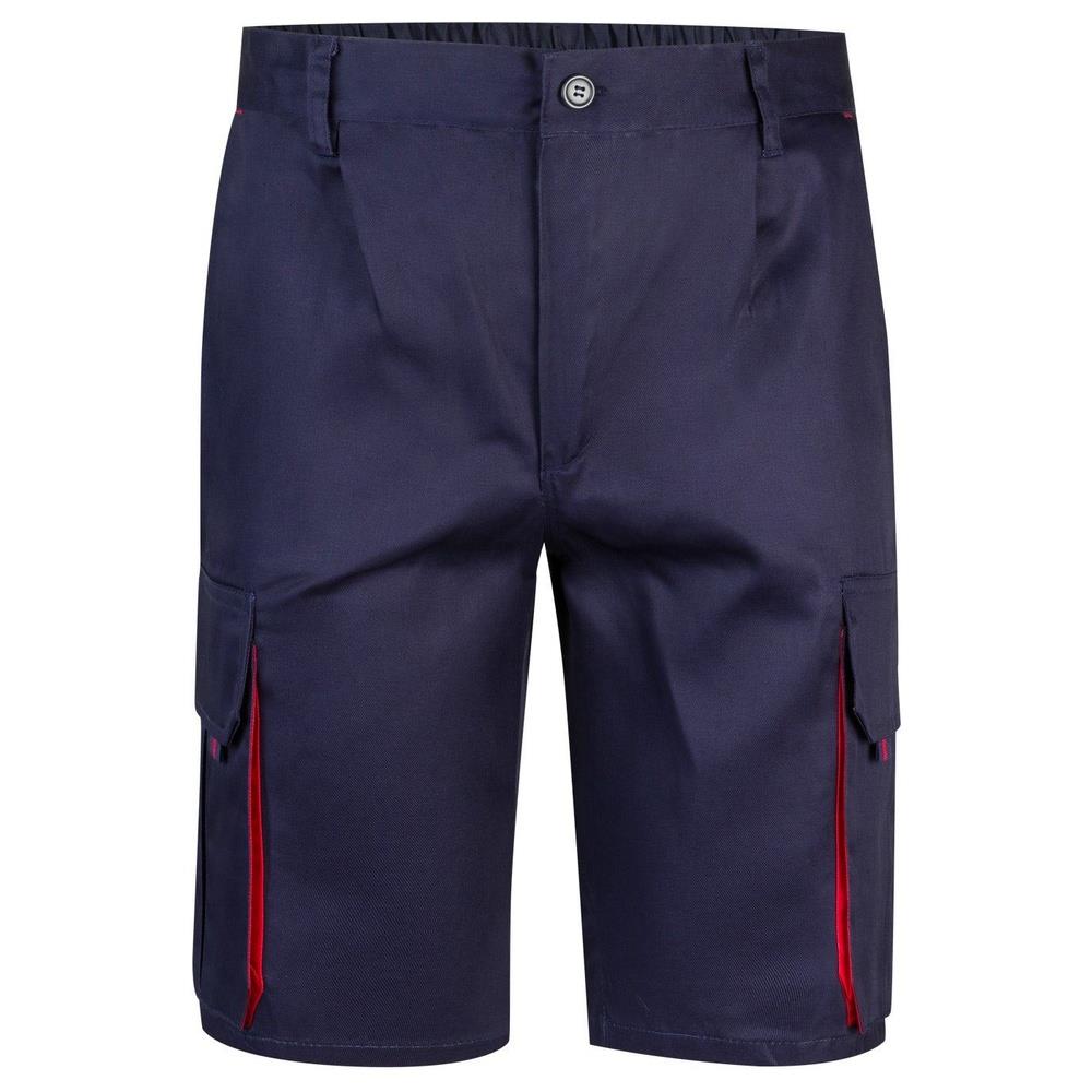 bermuda velilla multitasche total match cod 103007 azul marino/rosso 34