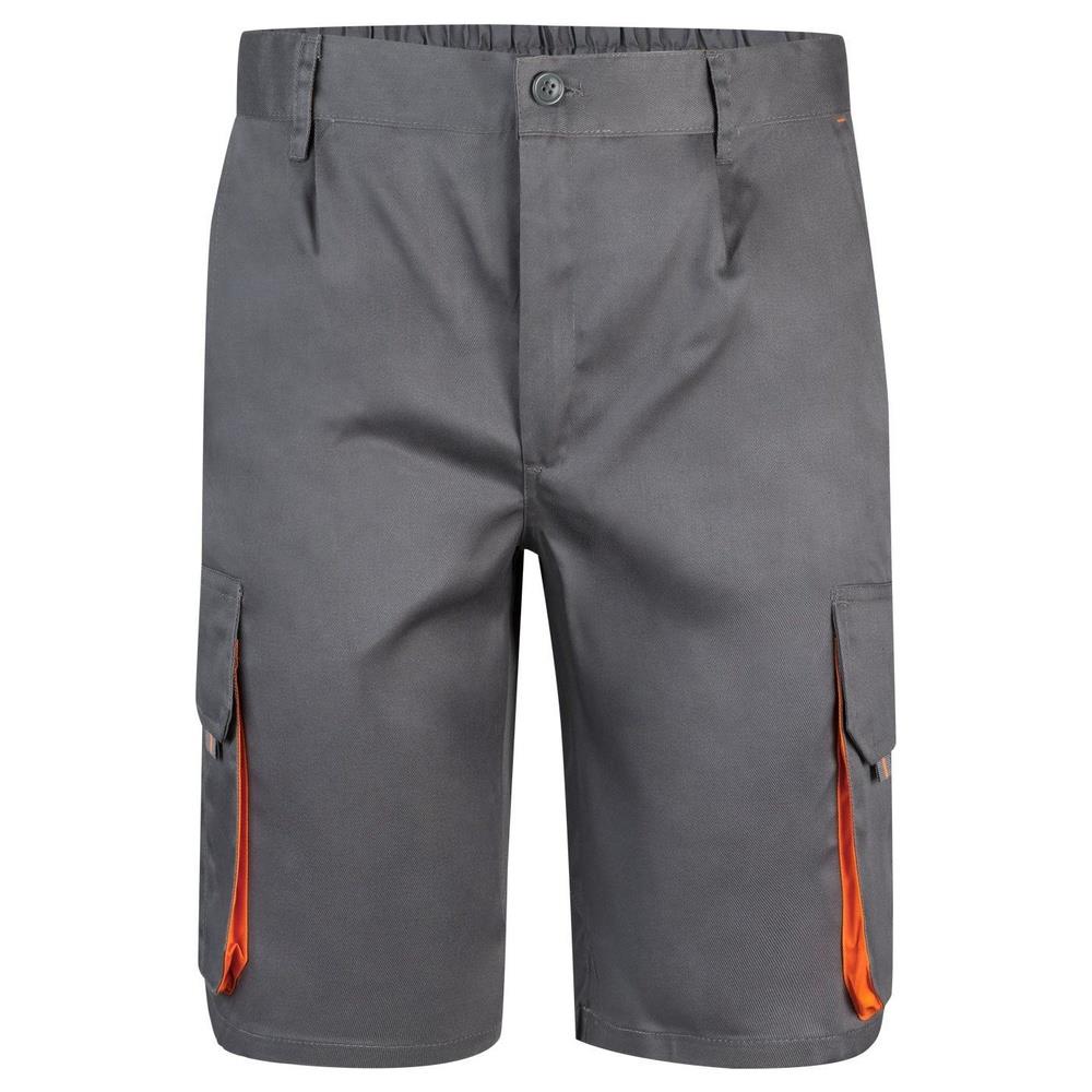bermuda velilla multitasche total match cod 103007 grigio/arancione 34